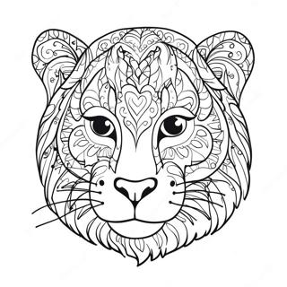 Colorful Animal Cover Coloring Page 42064-33600