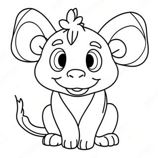 Colorful Charibo Art Coloring Page 42084-33610