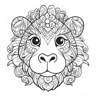 Colorful Charibo Art Coloring Page 42084-33612