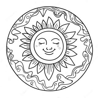 Summer Solstice Coloring Pages