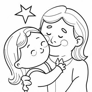 Heartwarming God Loves You Coloring Page 42104-33628