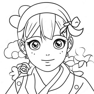 Saiki K Coloring Page 42123-33634