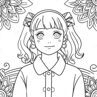 Saiki K Coloring Page 42123-33636