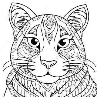 Wild Cat Coloring Page 42133-33643