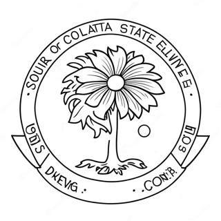 South Carolina State Flag Coloring Page 42153-33664