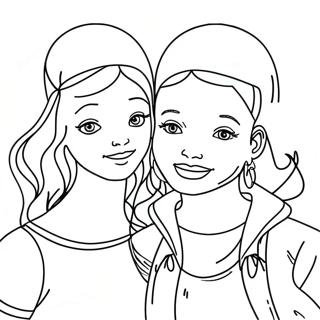 Friendship Bff Coloring Pages