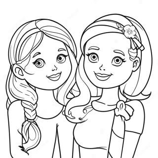 Bff Friendship Coloring Page 42163-33674