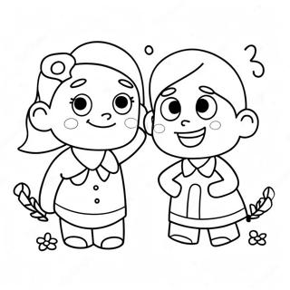 Bff Friendship Coloring Page 42163-33676