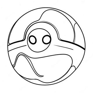 Pokeball Coloring Page 4216-3488