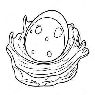 Dinosaur Egg Coloring Pages