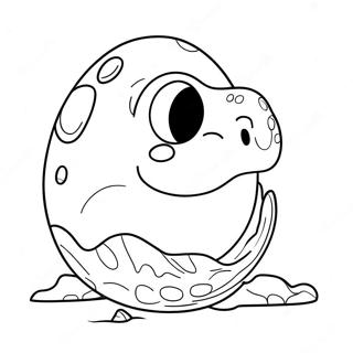 Colorful Dinosaur Egg Coloring Page 42174-33678