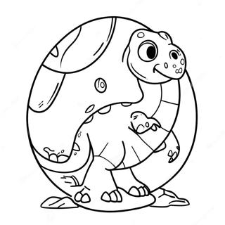 Colorful Dinosaur Egg Coloring Page 42174-33679