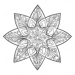 Christmas Tree Star Coloring Page 42193-33693