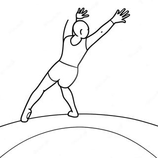 Gymnastics Coloring Page 421-329