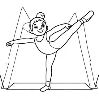 Gymnastics Coloring Page 421-331