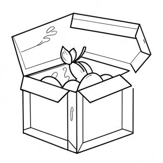 Box Coloring Pages