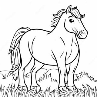 Clydesdale Horse Coloring Page 42273-33764