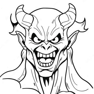 Demonic Horror Coloring Pages