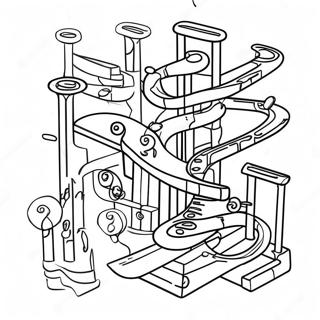 Marble Run Coloring Page 42373-33837