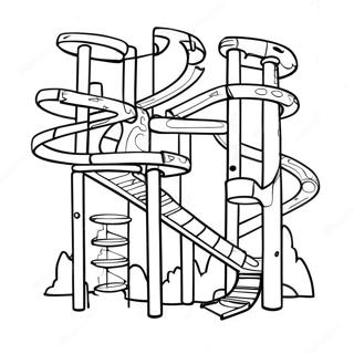 Marble Run Coloring Page 42373-33840