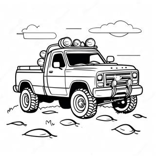 Mud Truck Off Road Adventure Coloring Page 42403-33863