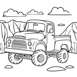 Mud Truck Off Road Adventure Coloring Page 42403-33864