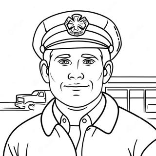 Brave Emt Rescuer Coloring Page 42444-33899