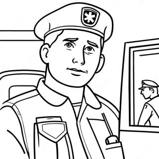 Brave Emt Rescuer Coloring Page 42444-33900