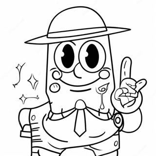 Gangster Spongebob Coloring Page 42463-33915