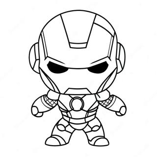 Adorable Chibi Iron Man Coloring Page 42474-33918