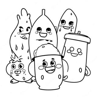 Grossery Gang Coloring Pages