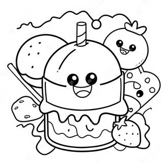 Grossery Gang Fun Food Coloring Page 42524-33973