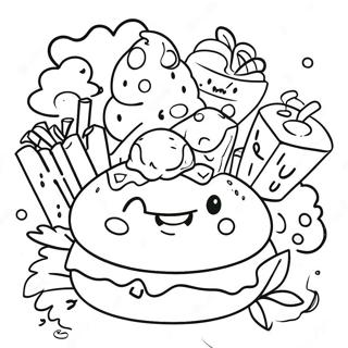 Grossery Gang Fun Food Coloring Page 42524-33976