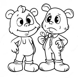 Stinky And Dirty Characters Coloring Page 42553-33985