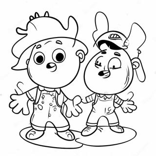 Stinky And Dirty Characters Coloring Page 42553-33986