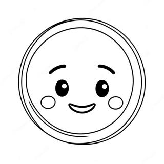 Happy Face And Sad Face Coloring Page 42564-33991