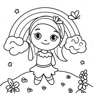 Rainbow Fairy Coloring Page 42573-33997