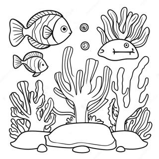 Underwater Ocean Coloring Pages