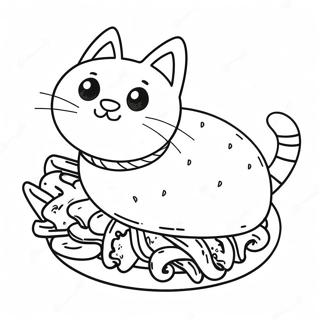 Taco Cat Coloring Page 42583-34003