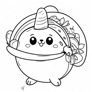 Taco Cat Coloring Page 42583-34004