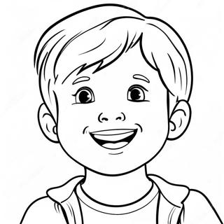 Cute Matthew With A Big Smile Coloring Page 42594-34019