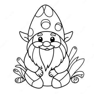 Easter Gnome Coloring Page 42613-34032