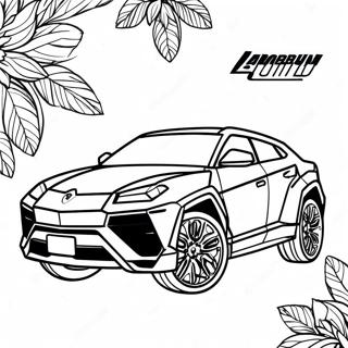 Lamborghini Urus Coloring Page 42633-34044