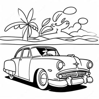 1950 S Retro Car Coloring Page 42653-34064