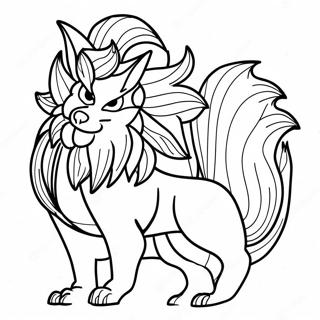 Kurama Coloring Page 42683-34086