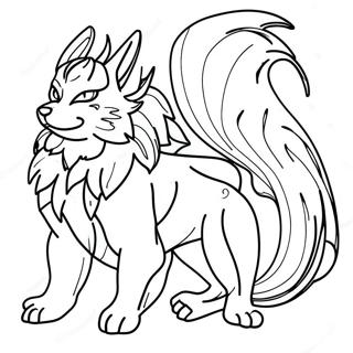 Kurama Coloring Page 42683-34088