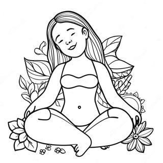 Self Care Mental Health Affirmation Coloring Page 42723-34118