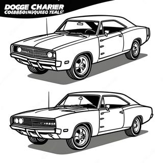 1969 Dodge Charger Coloring Pages