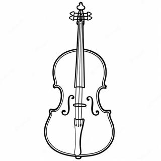 Cello Coloring Pages