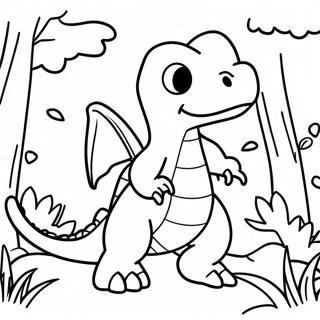 Charmeleon In A Jungle Coloring Page 42814-34191